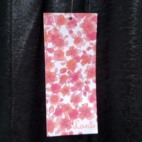 Lani California silky crinkle long slit pants NEW - Picture 2 of 8